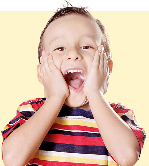 A happy kid with a KidTix